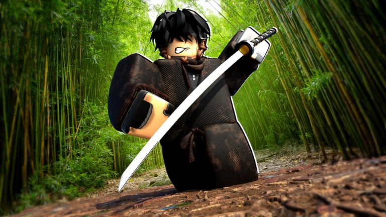 Imagem oficial do jogo ZO SAMURAI SWORD FIGHTING no Roblox