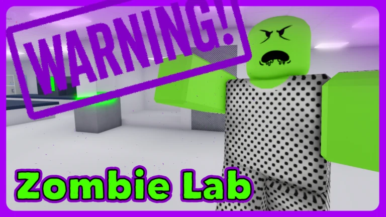 Imagem oficial do jogo Zombie lab no Roblox