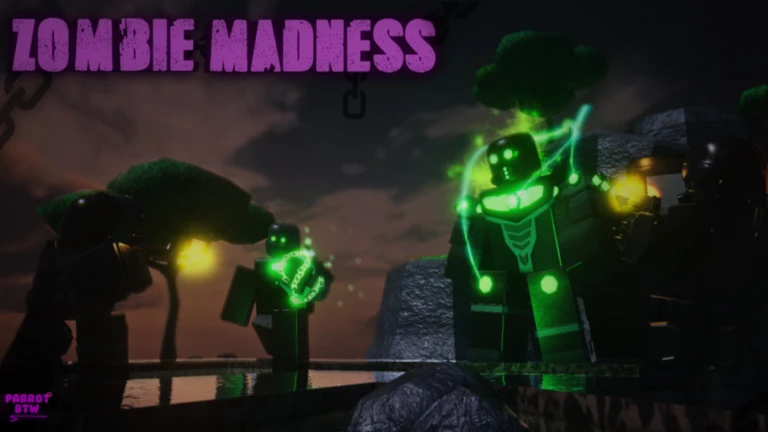 Imagem oficial do jogo Zombie Madness Tower Defense no Roblox