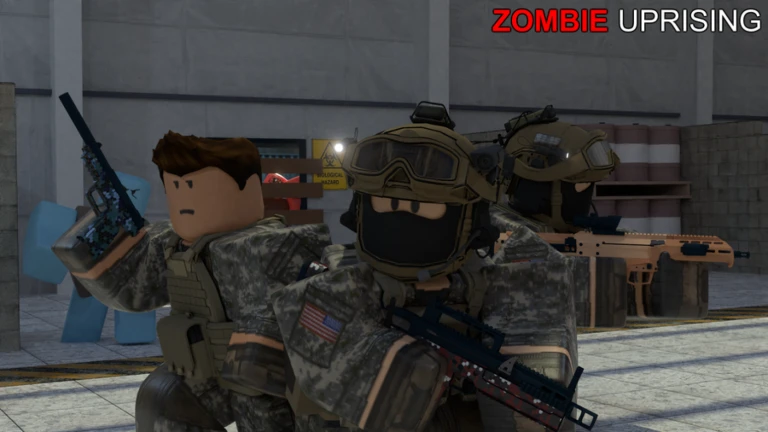 Imagem oficial do jogo Zombie Uprising no Roblox