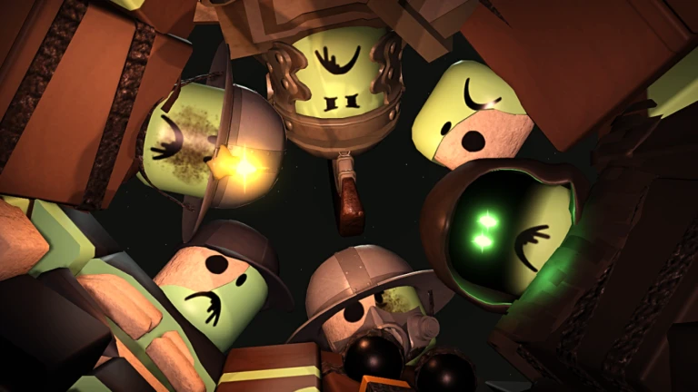 Imagem oficial do jogo Zombies vs Humans no Roblox
