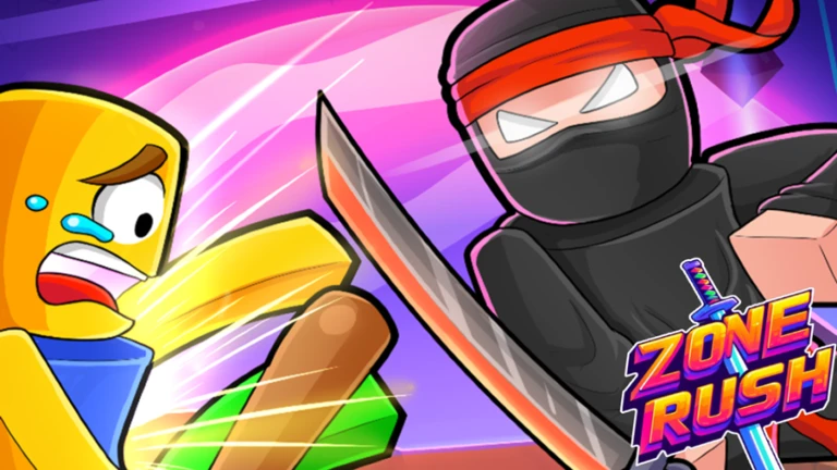 Imagem oficial do jogo Zone Rush no Roblox