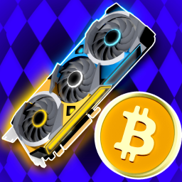 &Iacute;cone oficial do jogo Bitcoin Miner no Roblox