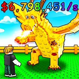 &Iacute;cone oficial do jogo Build a Brainrot Farm no Roblox
