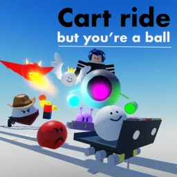 Imagem do jogo Cart ride but you're a ball