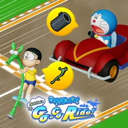 Imagem do jogo Doraemon Nobitaʼs Go-Go Ride!