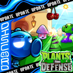 &Iacute;cone oficial do jogo Plants Tower Defense no Roblox