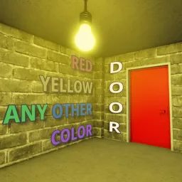 Imagem do jogo Red Door Yellow Door any other Color Door