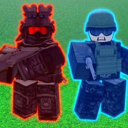 &Iacute;cone oficial do jogo Red VS Blue Tycoon no Roblox
