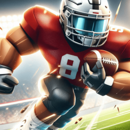 &Iacute;cone oficial do jogo Ultimate Football no Roblox
